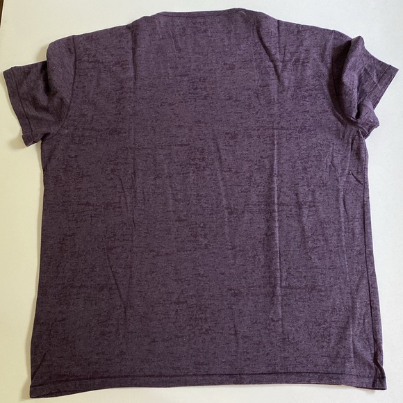 John Varvatos Shirt New Bond Burnout Tee T-shirt Top Purple size XL - Picture 4 of 14